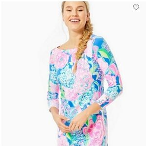 Lilly Pulitzer S UPF 50+ Sophie Peony For Your Thoughts Dress Floral